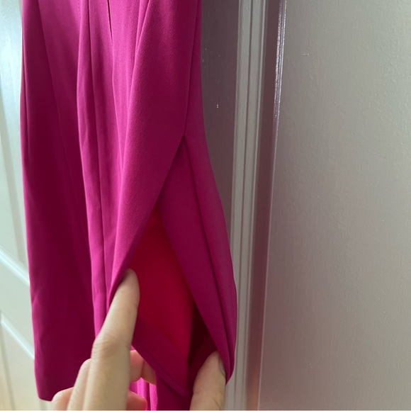 Never Been Worn Diane Von Furstenberg DVF Magenta Agatha Suiting Dress sz2 - Picture 4 of 5